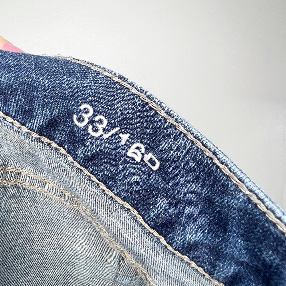 A.N.A. A New Approach Petite Cropped Skinny Denim Jean Medium Wash Blue Size 33 - Picture 7 of 9